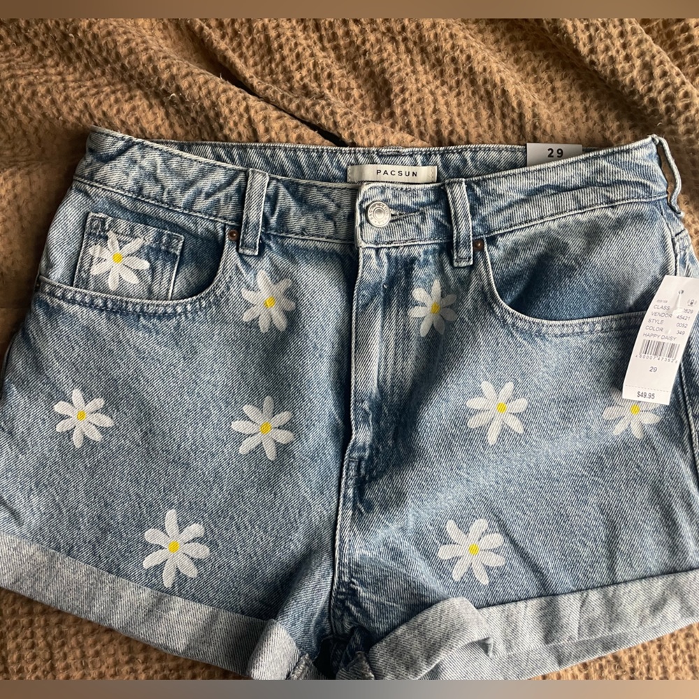 PacSun High Waisted Daisy Shorts